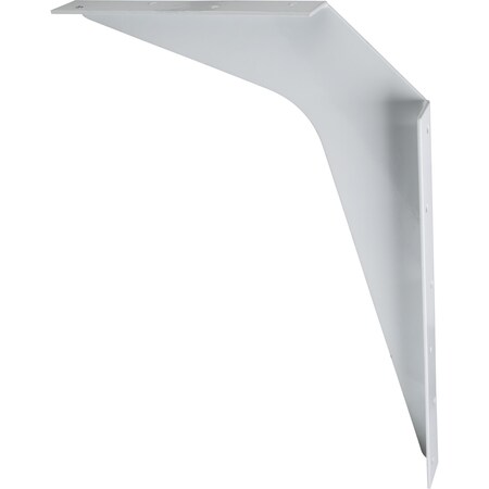 Hardware Resources 18"x24" White Workstation Bracket Sold by the Pair WB18-WH